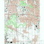 United States Geological Survey Calumet City, IL-IN (1991, 24000-Scale) digital map