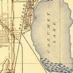United States Geological Survey Calumet, IL-IN (1892, 62500-Scale) digital map