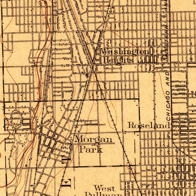 United States Geological Survey Calumet, IL-IN (1900, 62500-Scale) digital map
