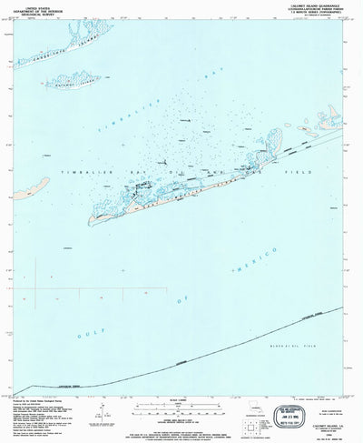 United States Geological Survey Calumet Island, LA (1994, 24000-Scale) digital map