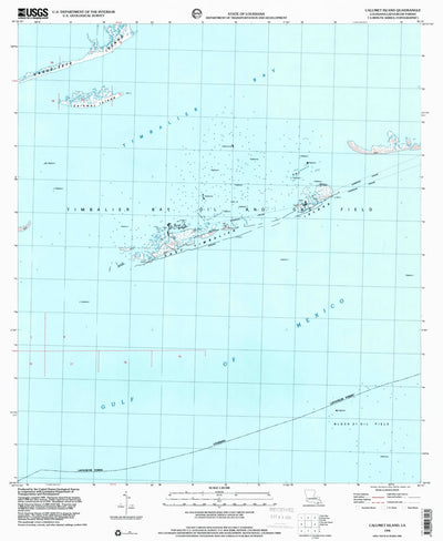 United States Geological Survey Calumet Island, LA (1998, 24000-Scale) digital map