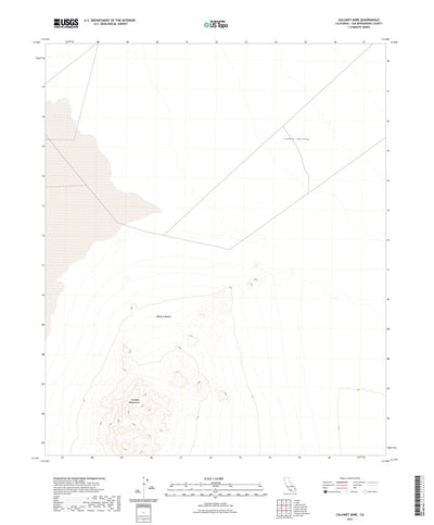United States Geological Survey Calumet Mine, CA (2021, 24000-Scale) digital map