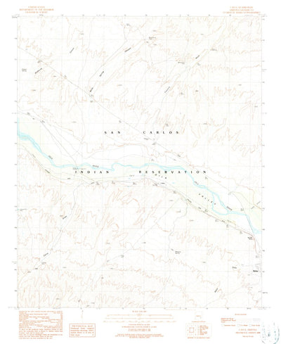 United States Geological Survey Calva, AZ (1989, 24000-Scale) digital map