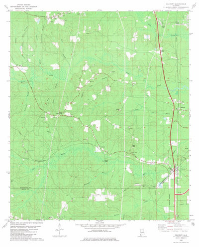 United States Geological Survey Calvert, AL (1982, 24000-Scale) digital map