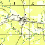 United States Geological Survey Calvin, LA (1949, 31680-Scale) digital map