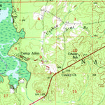 United States Geological Survey Calvin, LA (1955, 62500-Scale) digital map