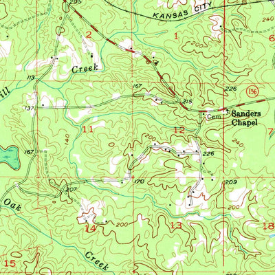 United States Geological Survey Calvin, LA (1955, 62500-Scale) digital map