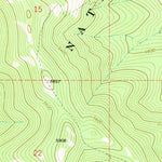 United States Geological Survey Calx Mountain, MT (1966, 24000-Scale) digital map