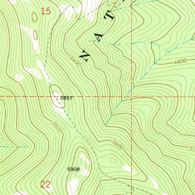 United States Geological Survey Calx Mountain, MT (1966, 24000-Scale) digital map