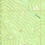 United States Geological Survey Calx Mountain, MT (1966, 24000-Scale) digital map