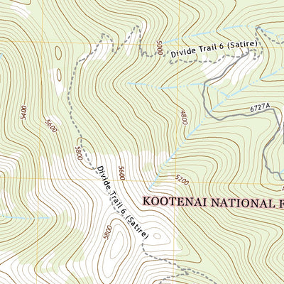 United States Geological Survey Calx Mountain, MT (2020, 24000-Scale) digital map