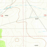 United States Geological Survey Camaleon Draw West, NM (1981, 24000-Scale) digital map