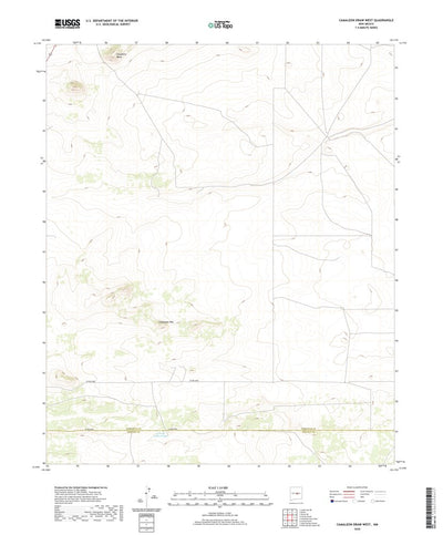United States Geological Survey Camaleon Draw West, NM (2020, 24000-Scale) digital map