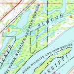 United States Geological Survey Camanche, IA-IL (1953, 24000-Scale) digital map