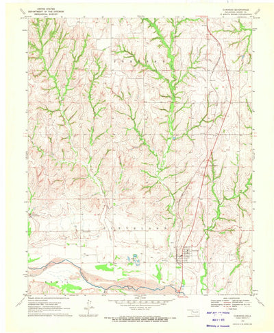 United States Geological Survey Camargo, OK (1969, 24000-Scale) digital map