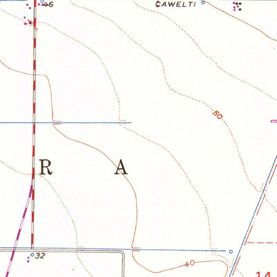 United States Geological Survey Camarillo, CA (V3, 1950) digital map