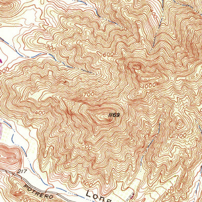 United States Geological Survey Camarillo, CA (V3, 1950) digital map