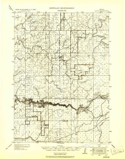 United States Geological Survey Camas Valley, OR (1928, 125000-Scale) digital map