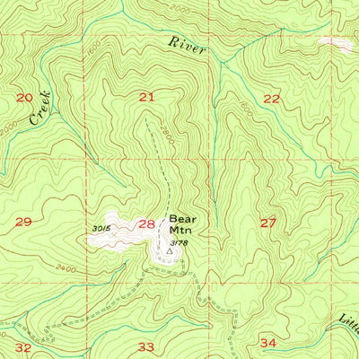 United States Geological Survey Camas Valley, OR (1955, 62500-Scale) digital map