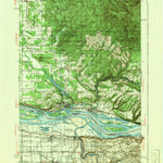 United States Geological Survey Camas, WA-OR (1942, 62500-Scale) digital map