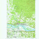 United States Geological Survey Camas, WA-OR (1954, 62500-Scale) digital map