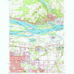 United States Geological Survey Camas, WA-OR (1961, 24000-Scale) digital map