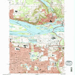 United States Geological Survey Camas, WA-OR (1993, 24000-Scale) digital map