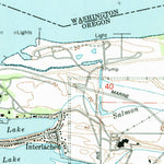 United States Geological Survey Camas, WA-OR (1993, 24000-Scale) digital map