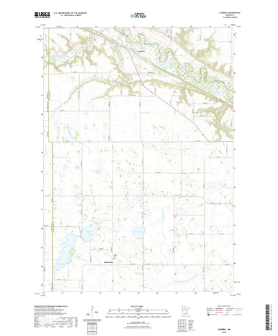 United States Geological Survey Cambria, MN (2022, 24000-Scale) digital map