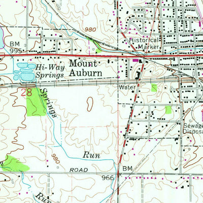 United States Geological Survey Cambridge City, IN (1960, 24000-Scale) digital map