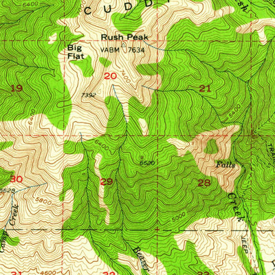 United States Geological Survey Cambridge, ID (1957, 62500-Scale) digital map