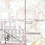 United States Geological Survey Cambridge, IL (1953, 24000-Scale) digital map