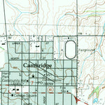 United States Geological Survey Cambridge, IL (1991, 24000-Scale) digital map