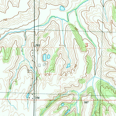 United States Geological Survey Cambridge, IL (1991, 24000-Scale) digital map