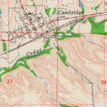 United States Geological Survey Cambridge, KS (1962, 24000-Scale) digital map