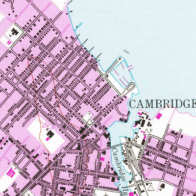 United States Geological Survey Cambridge, MD (1943, 24000-Scale) digital map