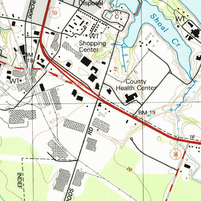 United States Geological Survey Cambridge, MD (1988, 24000-Scale) digital map