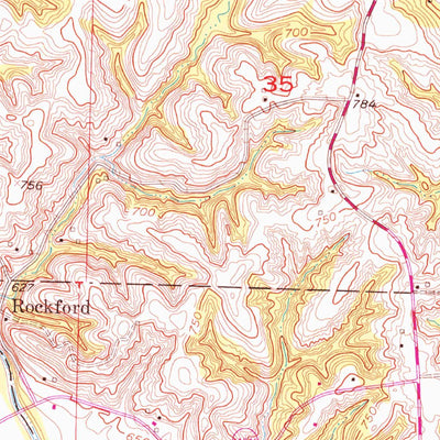 United States Geological Survey Cambridge, MO (1956, 24000-Scale) digital map