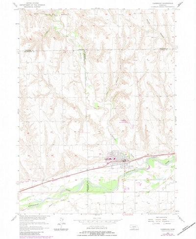 United States Geological Survey Cambridge, NE (1956, 24000-Scale) digital map