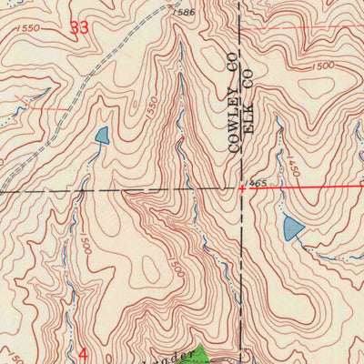 United States Geological Survey Cambridge NE, KS (1964, 24000-Scale) digital map