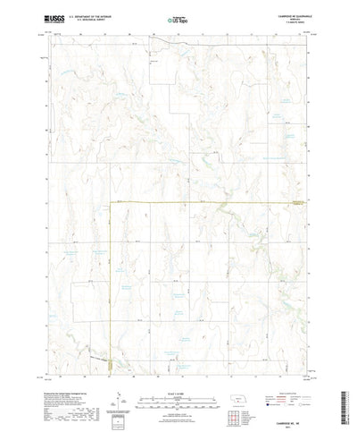 United States Geological Survey Cambridge NE, NE (2021, 24000-Scale) digital map