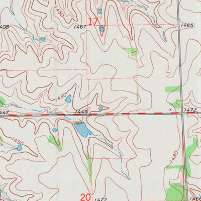 United States Geological Survey Cambridge NW, KS (1964, 24000-Scale) digital map