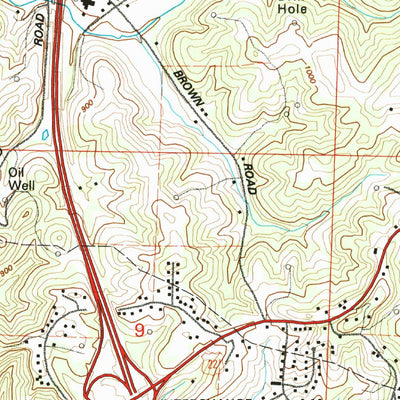 United States Geological Survey Cambridge, OH (1993, 24000-Scale) digital map
