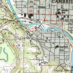 United States Geological Survey Cambridge, OH (1994, 24000-Scale) digital map