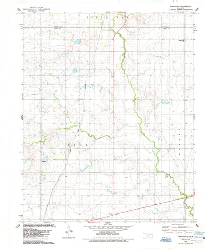 United States Geological Survey Cambridge, OK (1984, 24000-Scale) digital map