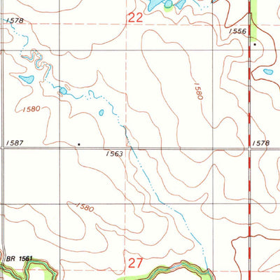 United States Geological Survey Cambridge, OK (1984, 24000-Scale) digital map