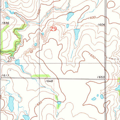 United States Geological Survey Cambridge, OK (1984, 24000-Scale) digital map