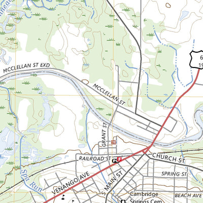 United States Geological Survey Cambridge Springs, PA (2023, 24000-Scale) digital map