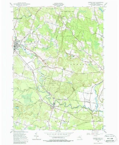 United States Geological Survey Camden East, NY (1955, 24000-Scale) digital map