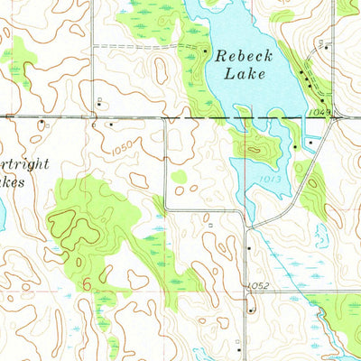 United States Geological Survey Camden, MI-IN (1960, 24000-Scale) digital map